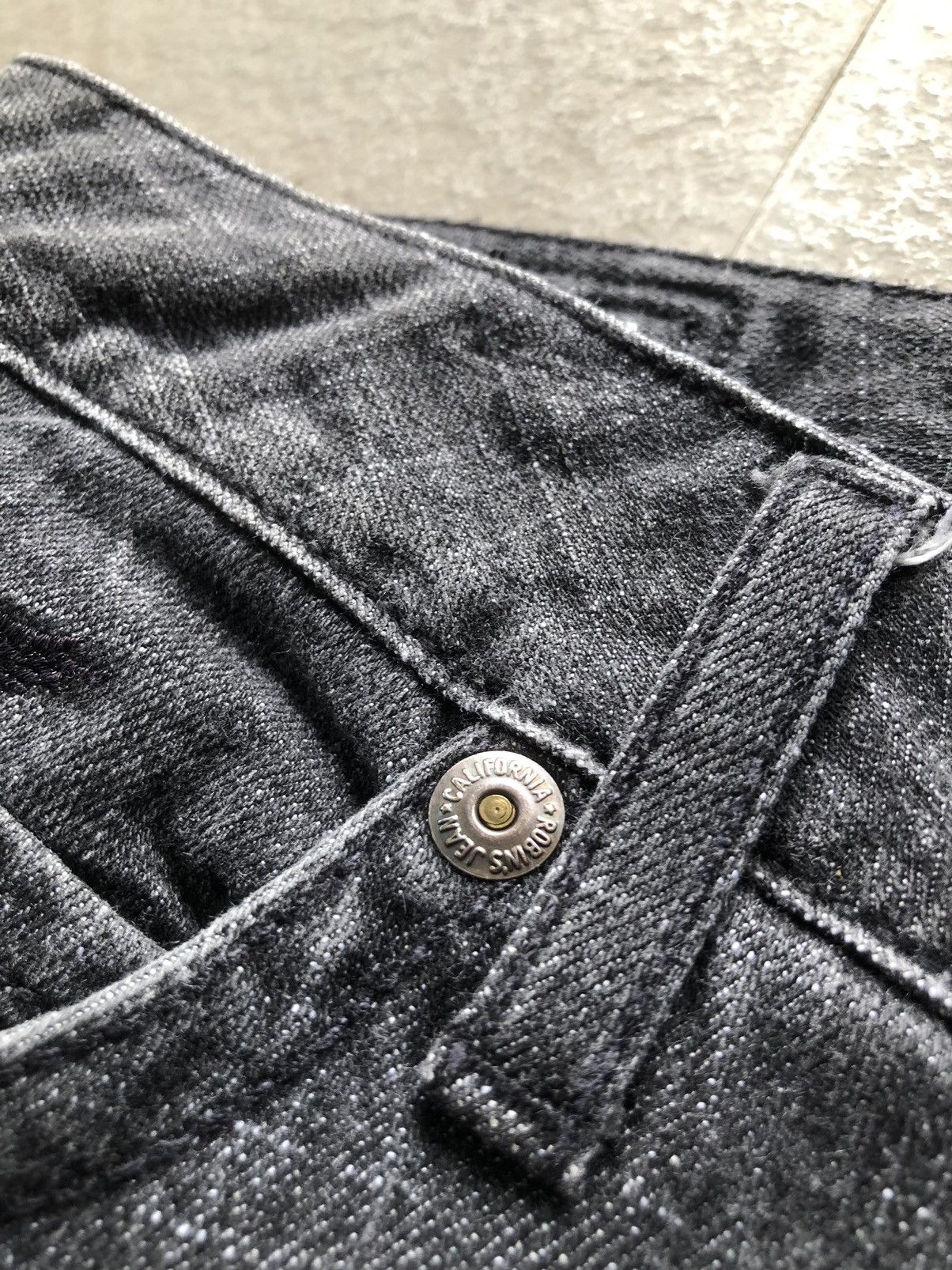 Designer Robin Jeans studded wing logo flap denim Size US 34 / EU 50 - 5 Thumbnail