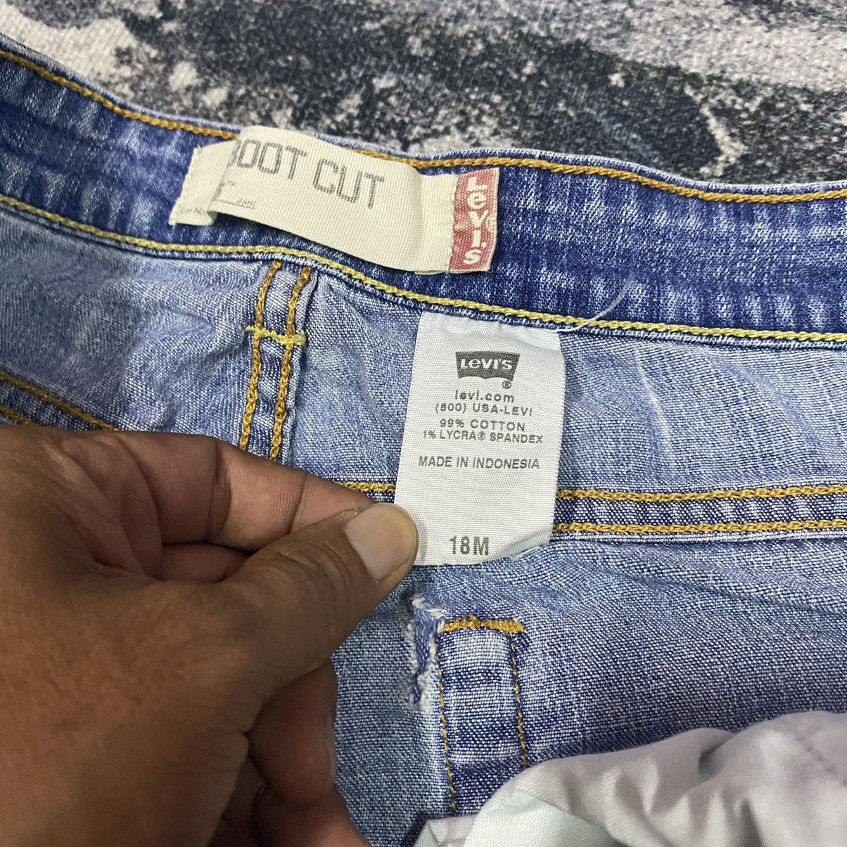 Levi's Vintage levis 515 Boot Cut Flare Baggy Denim Jeans Size US 35 - 6 Thumbnail