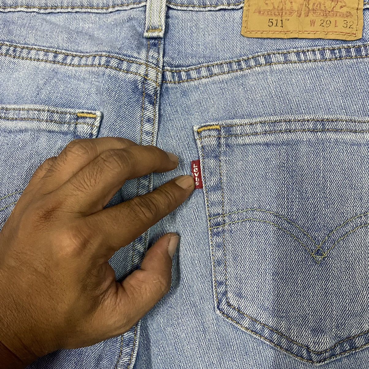 Levi's × Vintage Vintage Levis 511 Stretchable Denim Jeans Short Size US 29 - 5 Thumbnail
