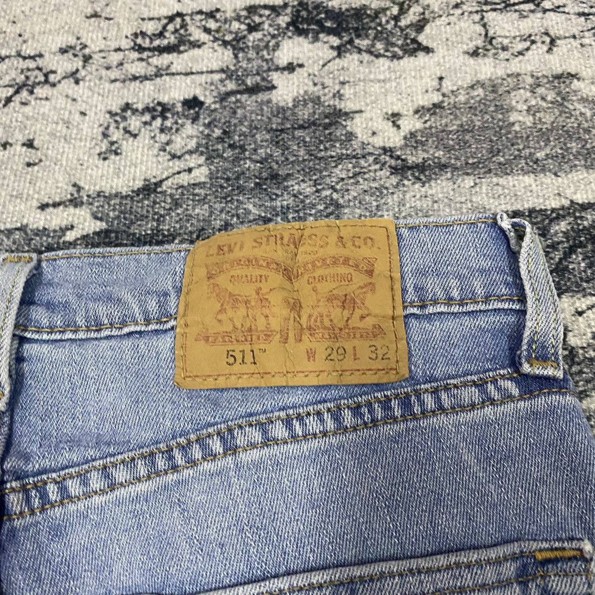 Levi's × Vintage Vintage Levis 511 Stretchable Denim Jeans Short Size US 29 - 6 Thumbnail