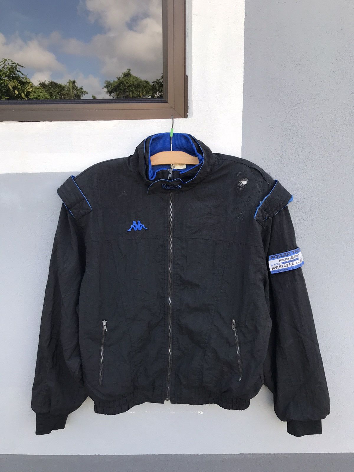 Kappa vintage kappa jacket game jeventus vs ac milan Size US M / EU 48-50 / 2 - 4 Thumbnail