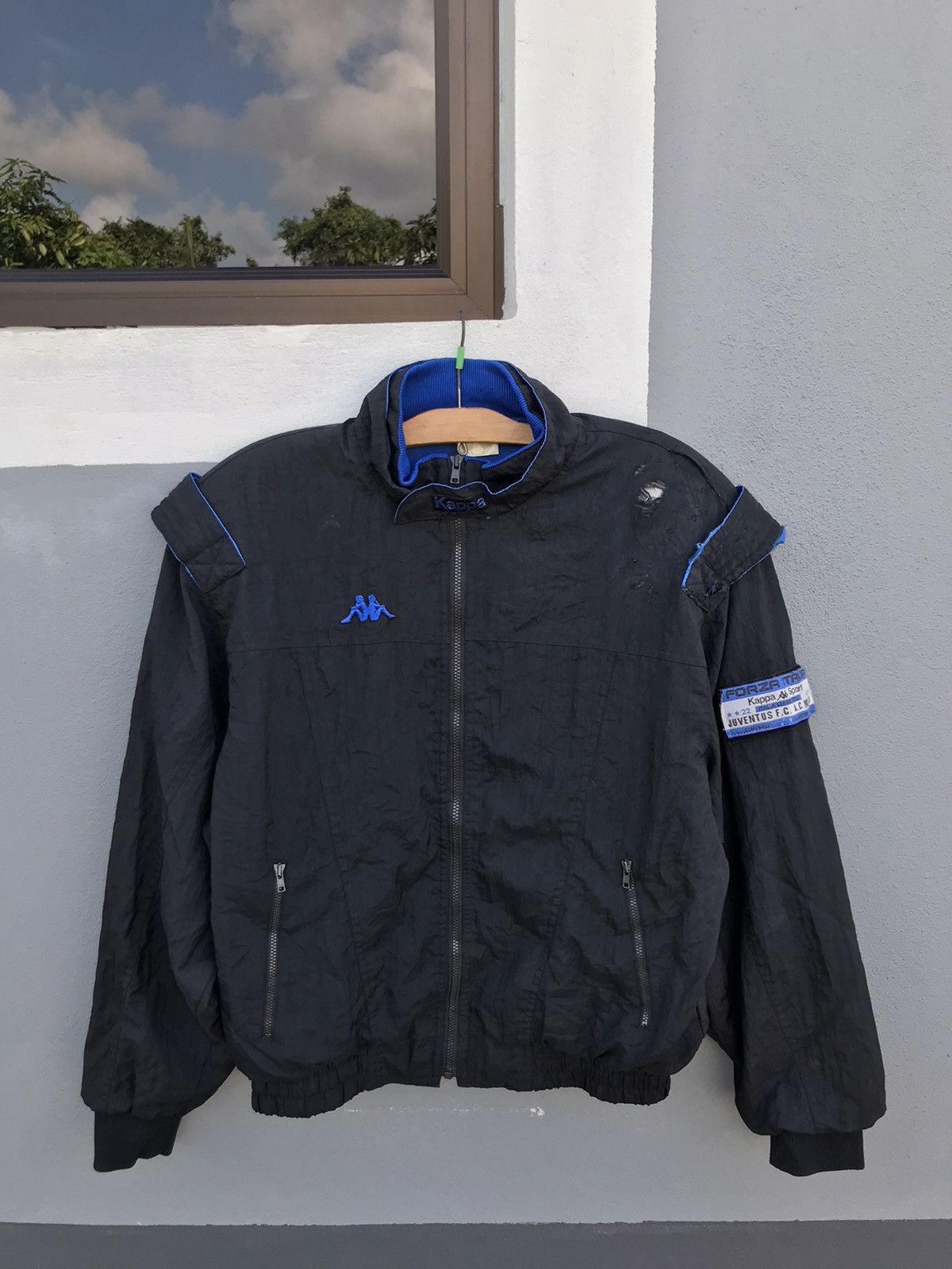 Kappa vintage kappa jacket game jeventus vs ac milan Size US M / EU 48-50 / 2 - 5 Thumbnail