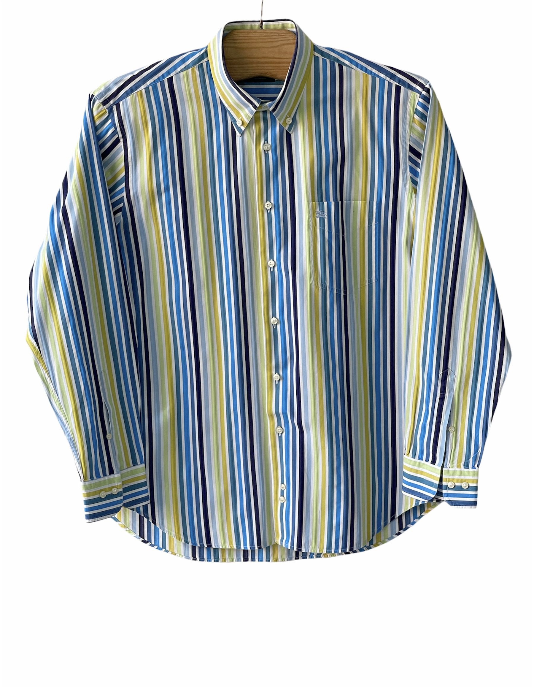 Burberry 🔥 Burberry striped shirt classic multicolored size L Size US L / EU 52-54 / 3 - 1 Thumbnail