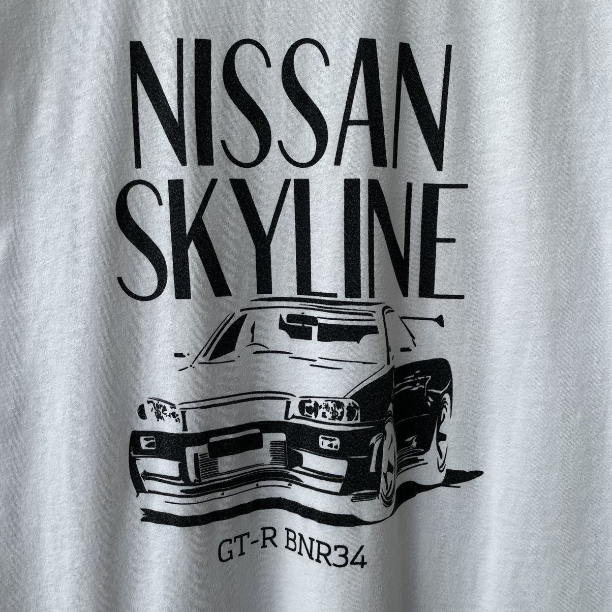 Nissan Vintage Y2K Nissan Skyline GTR Tee Shirt Size US L / EU 52-54 / 3 - 6 Thumbnail