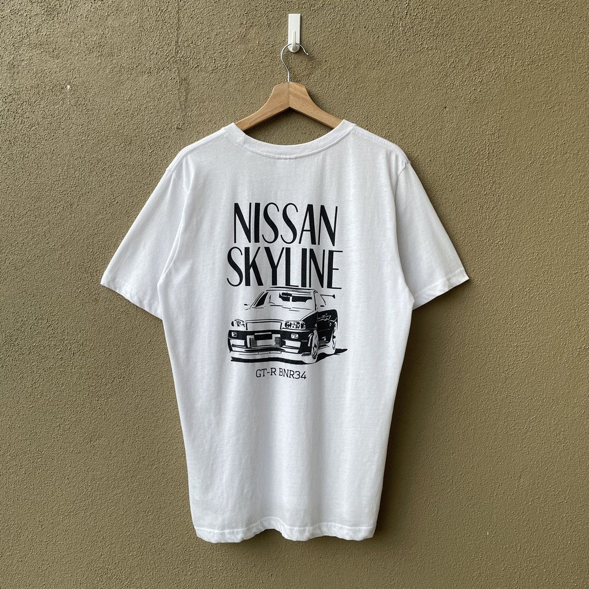 Nissan Vintage Y2K Nissan Skyline GTR Tee Shirt Size US L / EU 52-54 / 3 - 2 Thumbnail