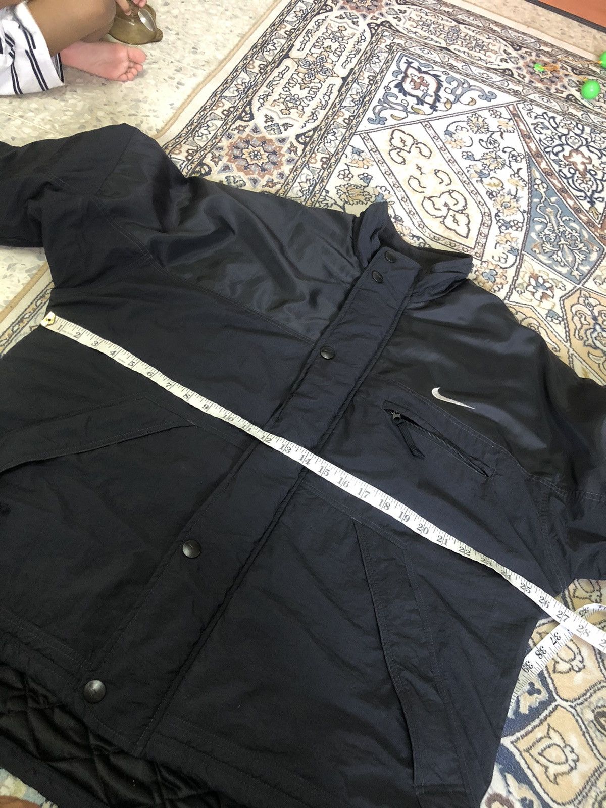 Nike 🥷🏿Vintage 90s Nike Small Swoosh Padded Jacket Size US L / EU 52-54 / 3 - 21 Thumbnail