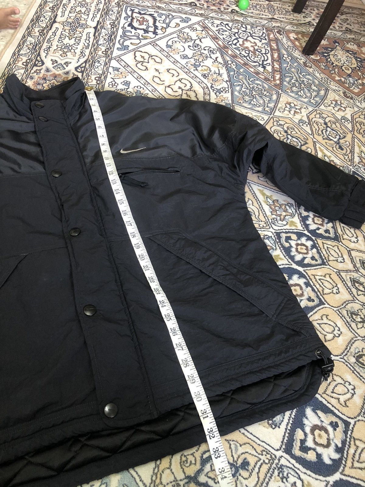 Nike 🥷🏿Vintage 90s Nike Small Swoosh Padded Jacket Size US L / EU 52-54 / 3 - 22 Thumbnail