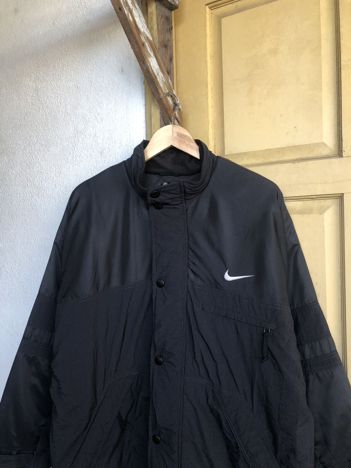 Nike 🥷🏿Vintage 90s Nike Small Swoosh Padded Jacket Size US L / EU 52-54 / 3 - 5 Thumbnail