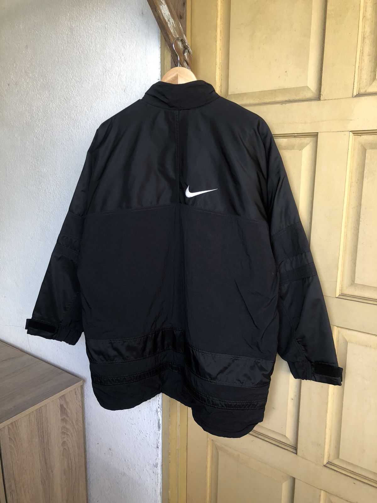 Nike 🥷🏿Vintage 90s Nike Small Swoosh Padded Jacket Size US L / EU 52-54 / 3 - 18 Thumbnail