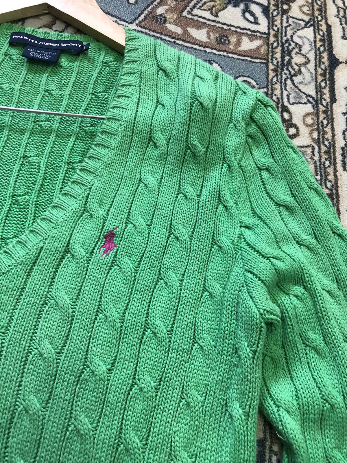 Polo Ralph Lauren Vintage Ralph Lauren Sport Knit Gaudy Cardigan Women Size L / US 10 / IT 46 - 11 Thumbnail