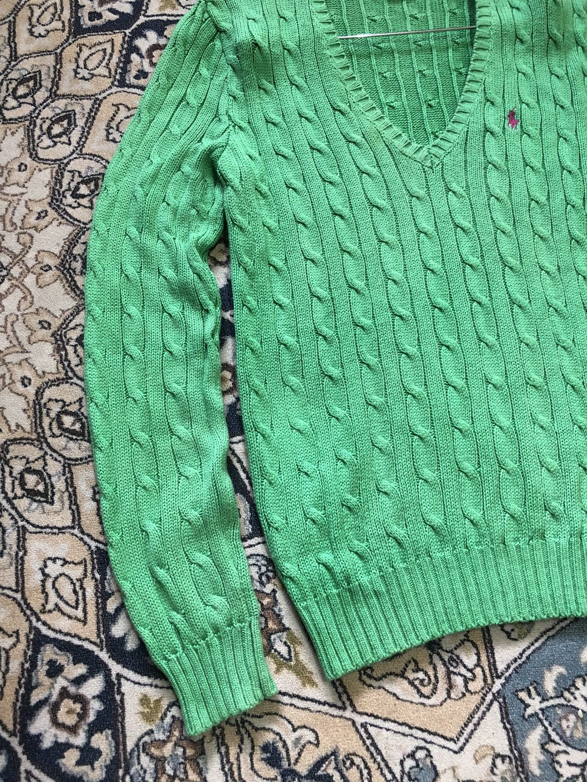 Polo Ralph Lauren Vintage Ralph Lauren Sport Knit Gaudy Cardigan Women Size L / US 10 / IT 46 - 4 Thumbnail