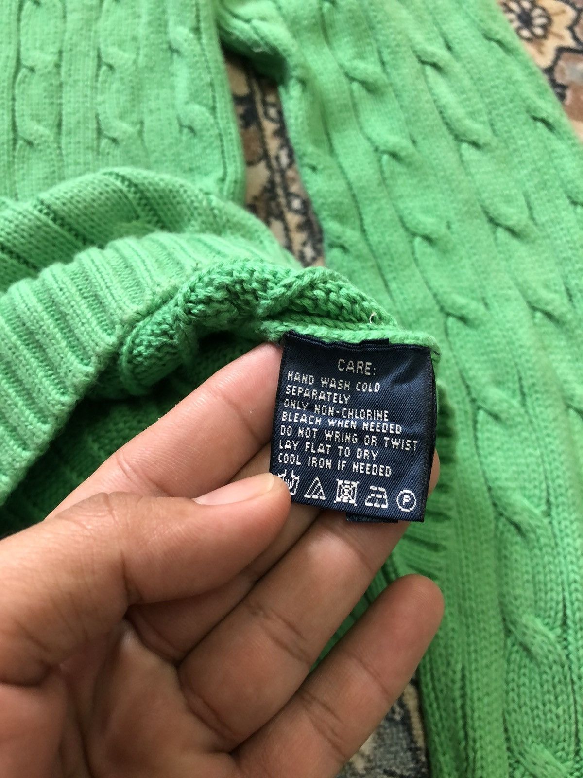 Polo Ralph Lauren Vintage Ralph Lauren Sport Knit Gaudy Cardigan Women Size L / US 10 / IT 46 - 9 Thumbnail