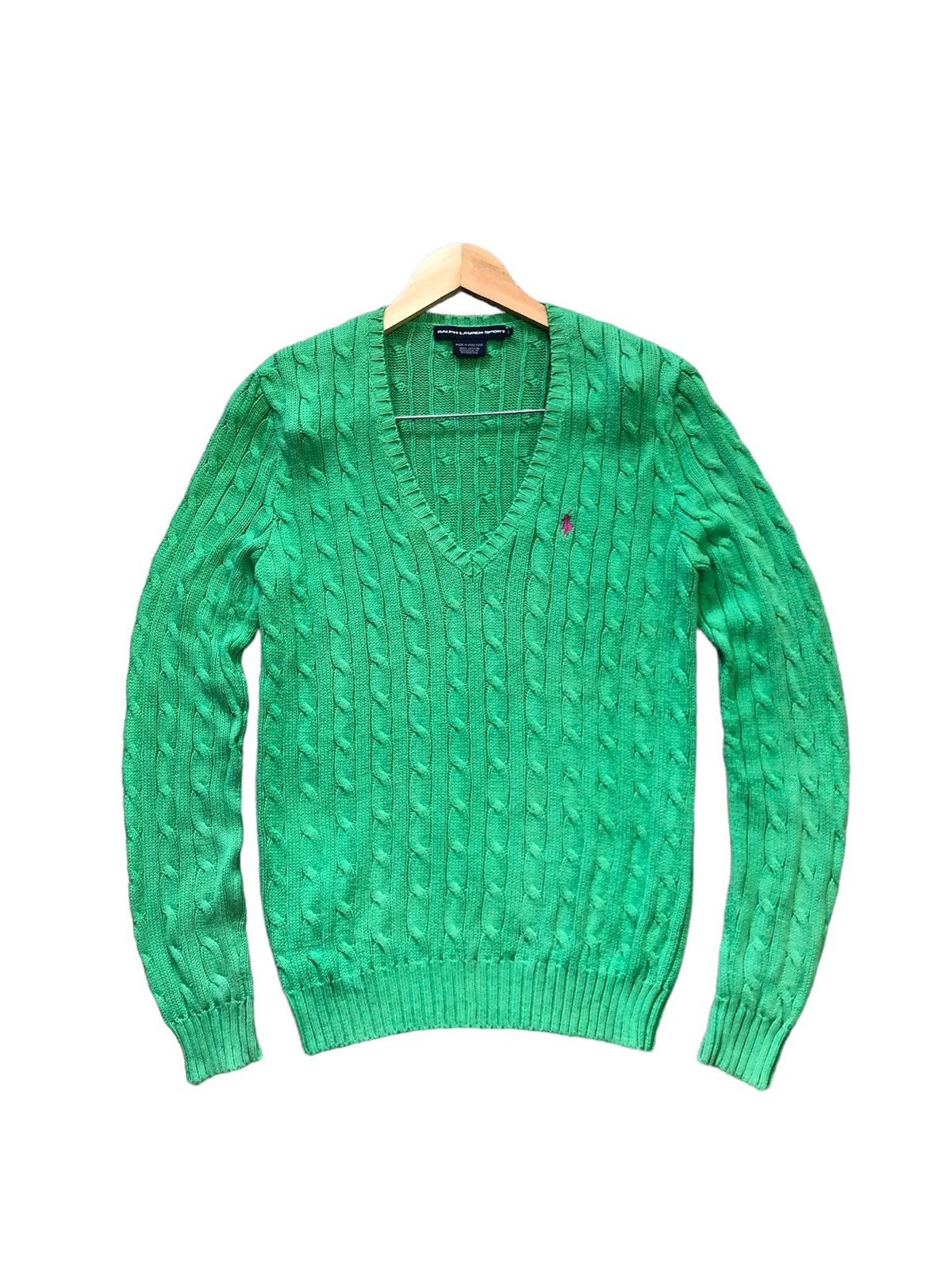 Polo Ralph Lauren Vintage Ralph Lauren Sport Knit Gaudy Cardigan Women Size L / US 10 / IT 46 - 1 Thumbnail