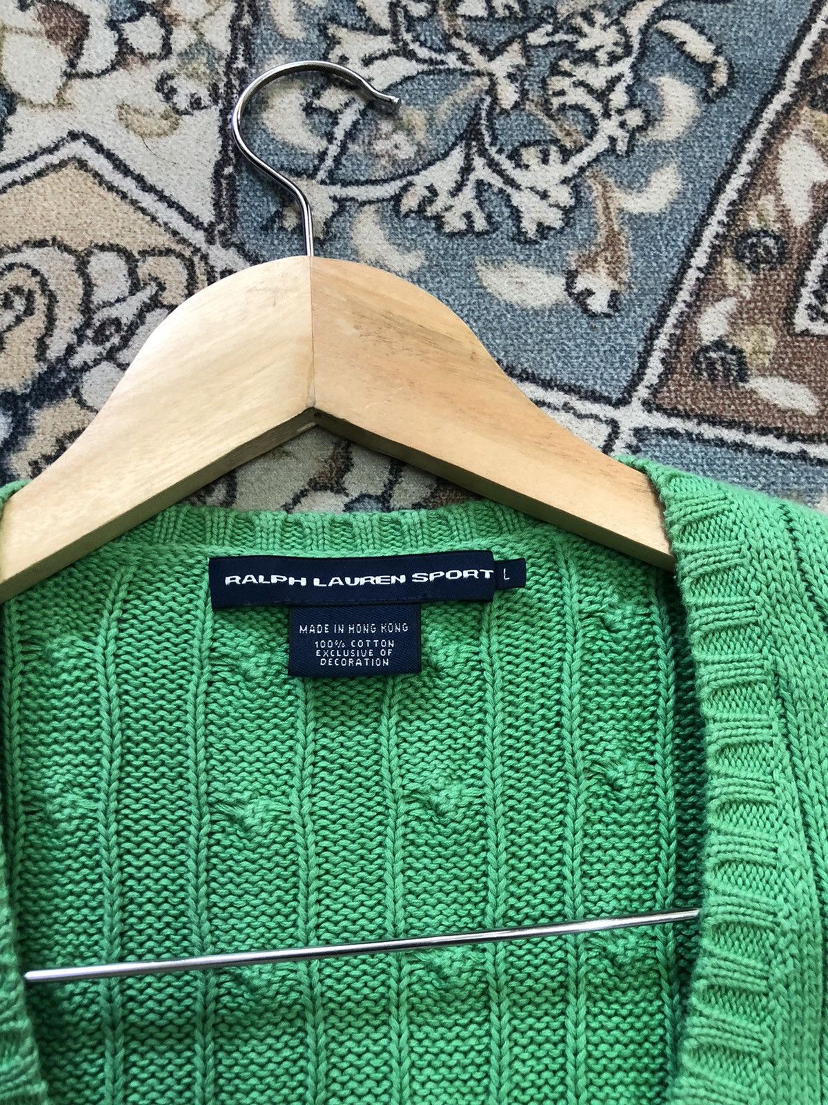 Polo Ralph Lauren Vintage Ralph Lauren Sport Knit Gaudy Cardigan Women Size L / US 10 / IT 46 - 8 Thumbnail