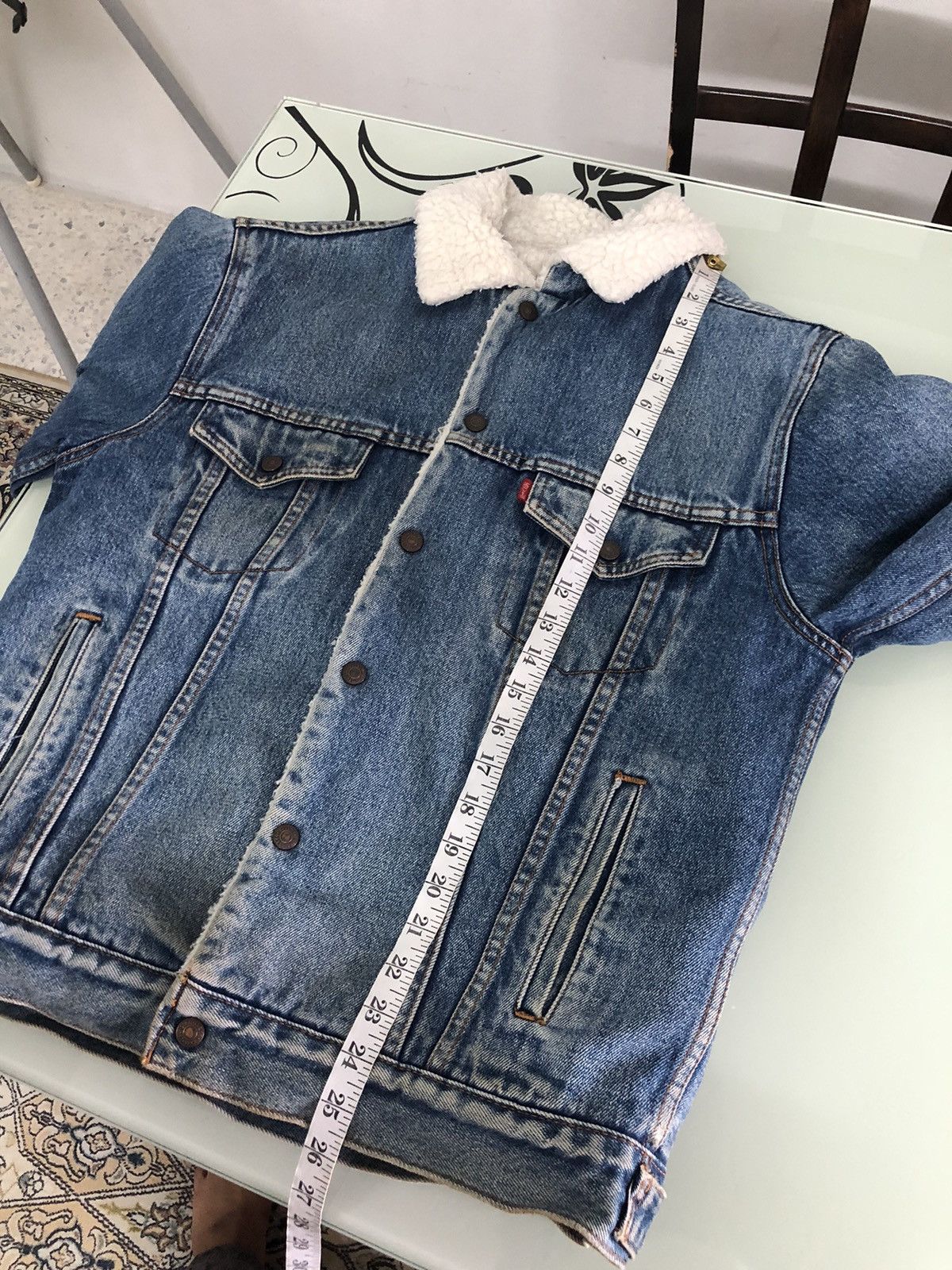 Levi's Vintage Levis Sherpa Distressed Colour Trucker Denim Jackets Size US L / EU 52-54 / 3 - 23 Thumbnail