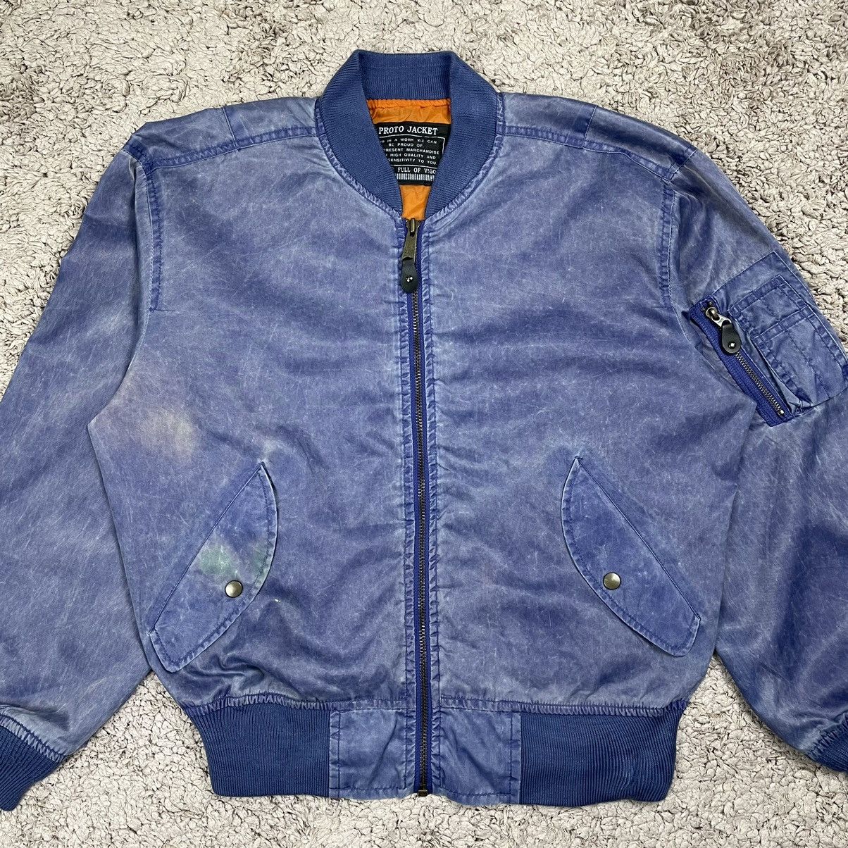Japanese Brand × Vintage Vintage Faded Japan Bomber Jacket Size US M / EU 48-50 / 2 - 5 Thumbnail