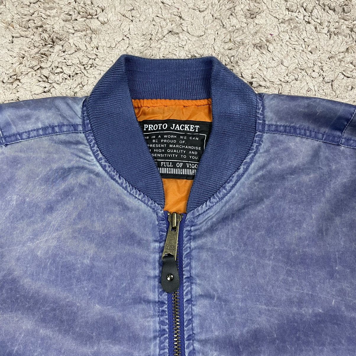 Japanese Brand × Vintage Vintage Faded Japan Bomber Jacket Size US M / EU 48-50 / 2 - 6 Thumbnail