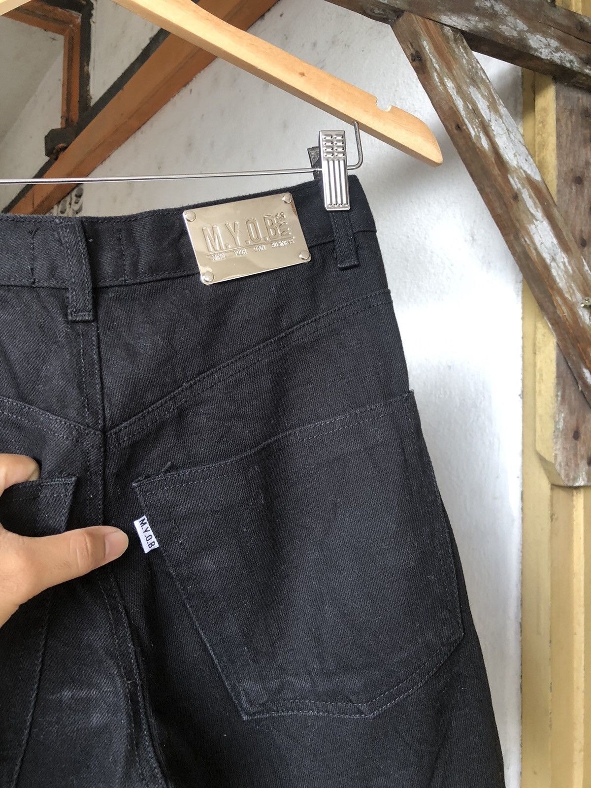 If Six Was Nine Rare❗️M.Y.O.B Nyc Seditionaries Bondage Punk Denim Size US 27 - 11 Thumbnail