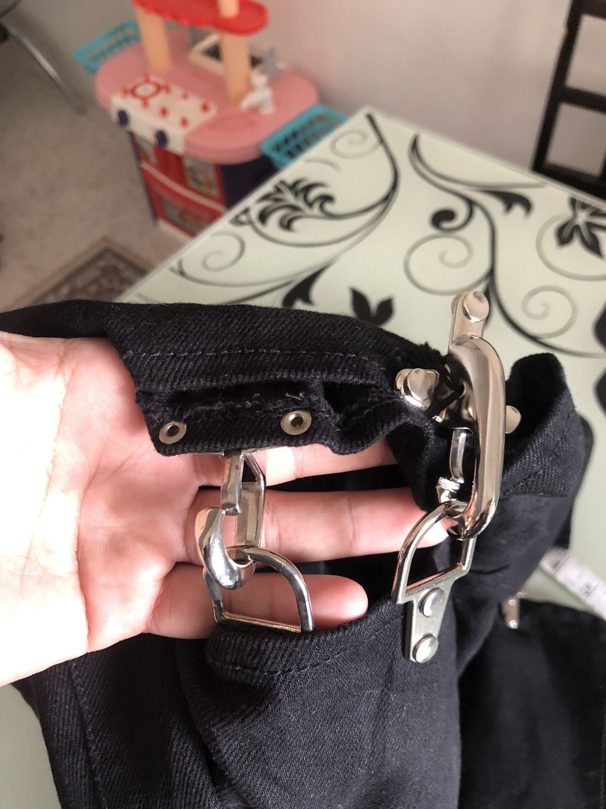 If Six Was Nine Rare❗️M.Y.O.B Nyc Seditionaries Bondage Punk Denim Size US 27 - 18 Thumbnail