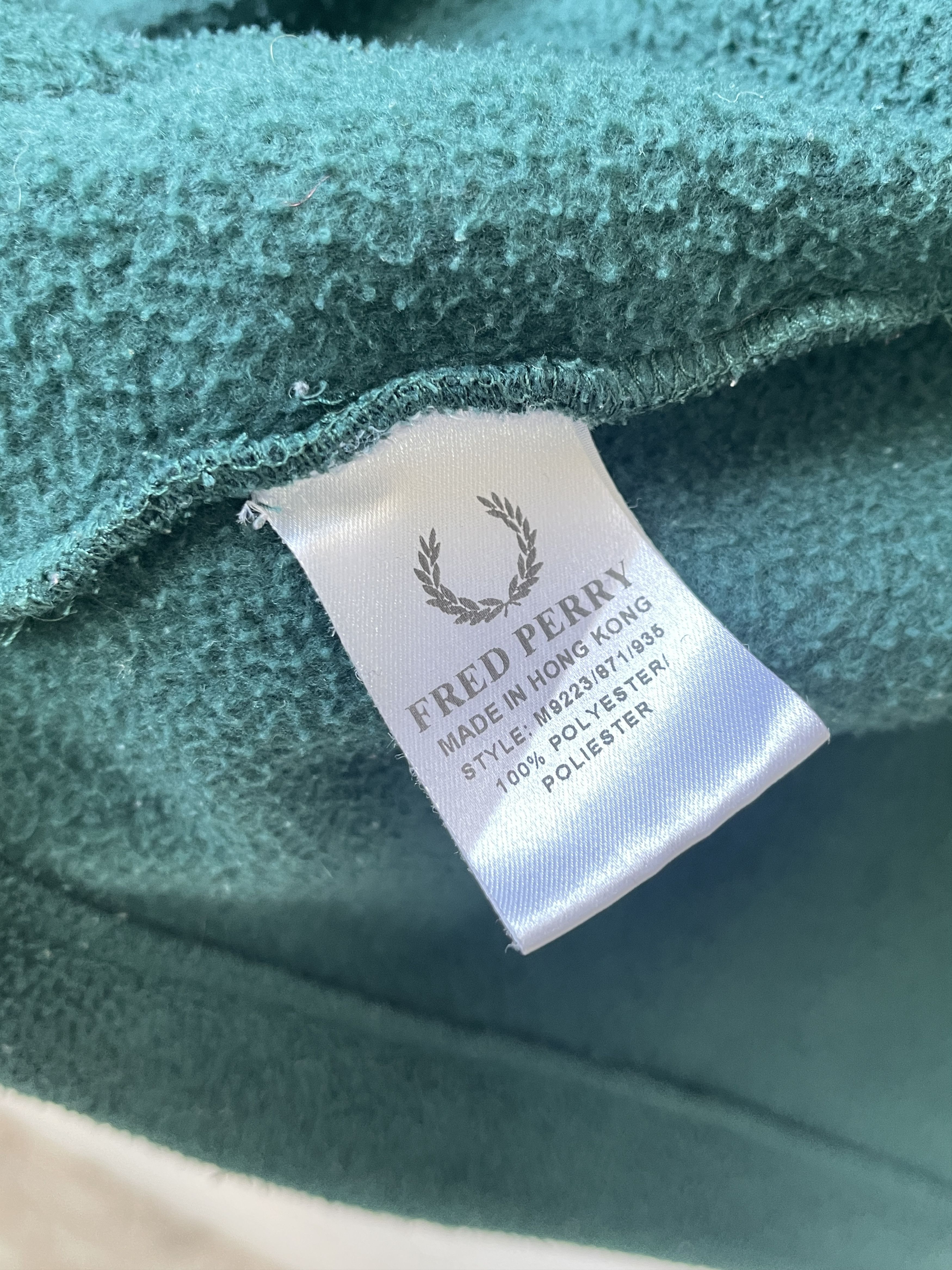 Fred Perry 🔥 oversized Fleece sweater jacket size S Fred Perry zip up Size US S / EU 44-46 / 1 - 8 Thumbnail