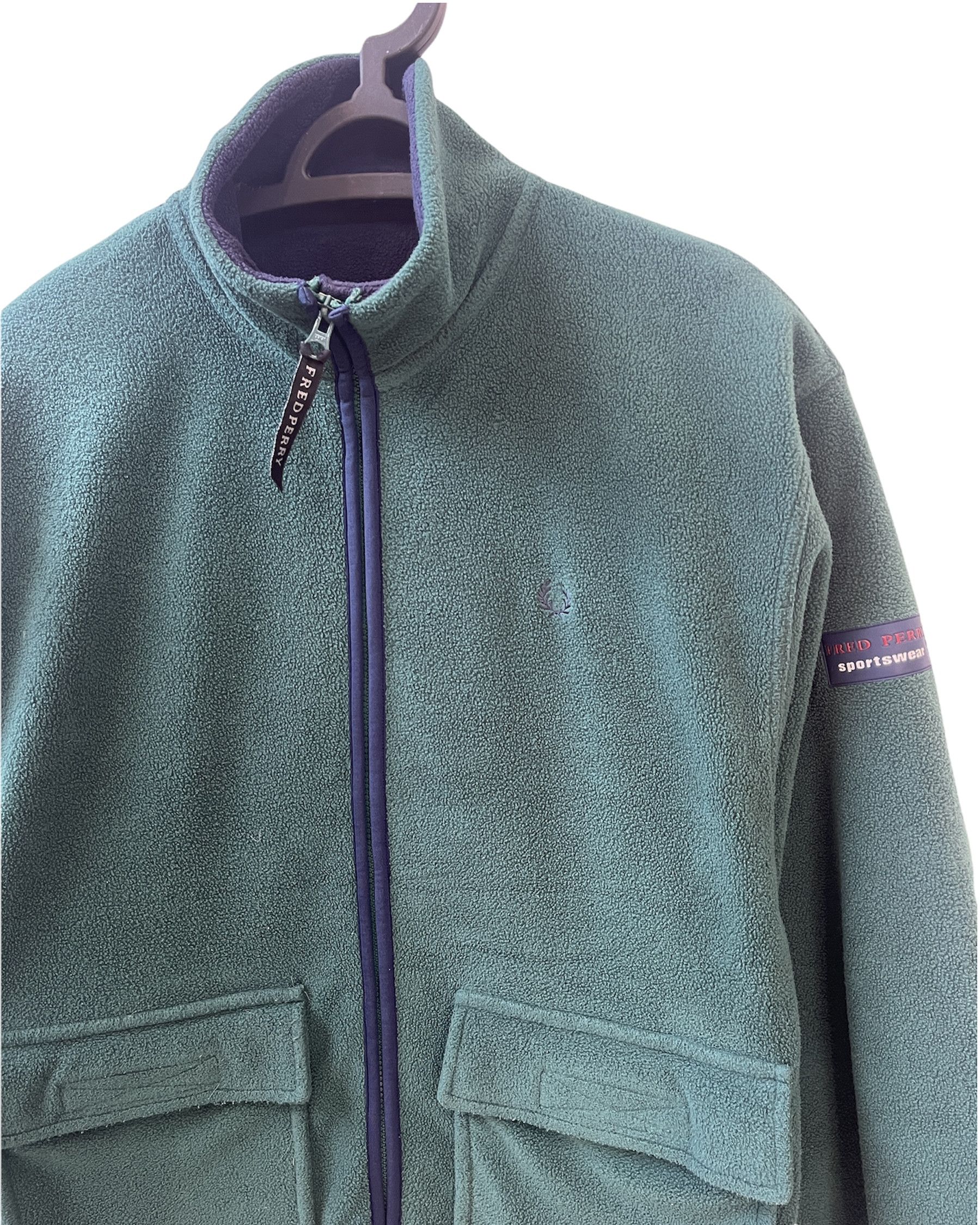 Fred Perry 🔥 oversized Fleece sweater jacket size S Fred Perry zip up Size US S / EU 44-46 / 1 - 6 Thumbnail