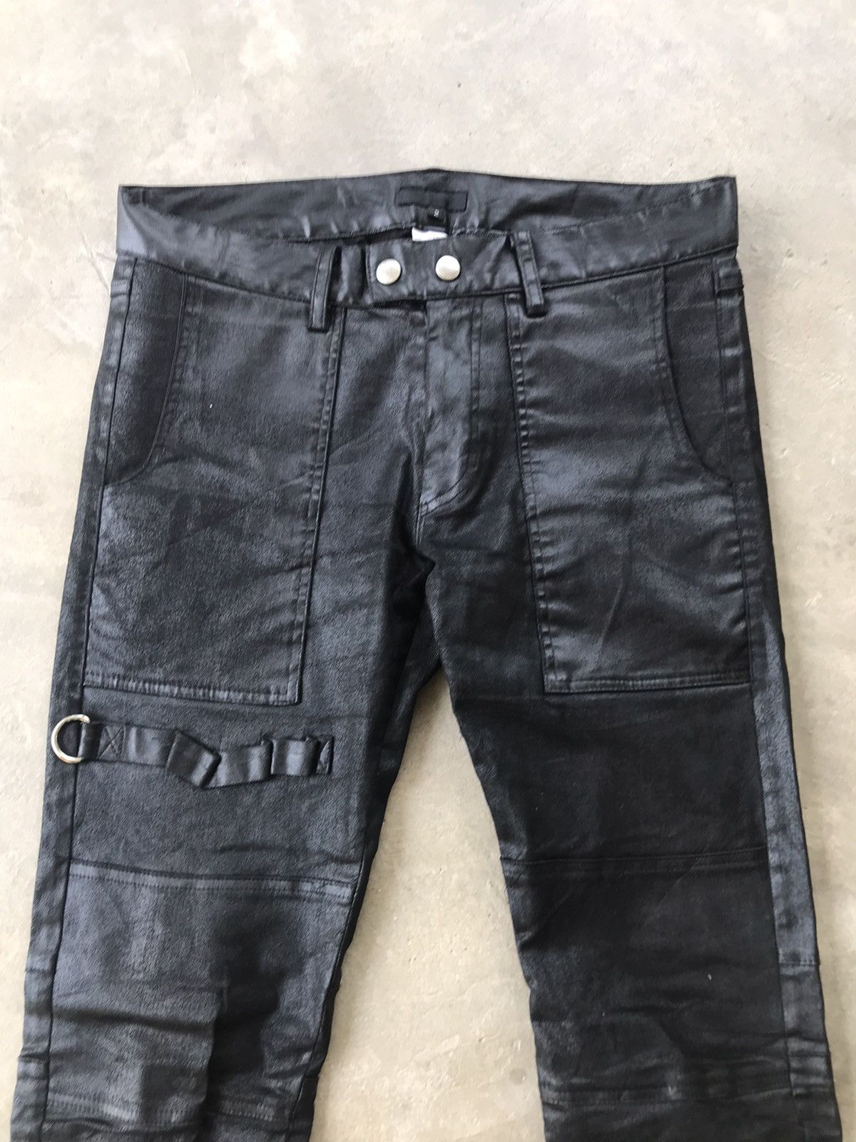 99%IS- 99%is Punk Bondage Tactical Wax Cargo Pant Size US 27 - 3 Thumbnail