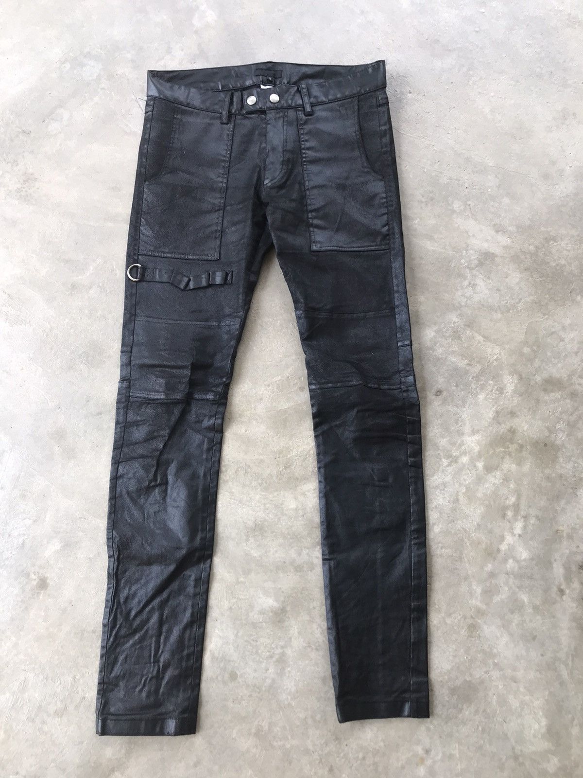 99%IS- 99%is Punk Bondage Tactical Wax Cargo Pant Size US 27 - 5 Thumbnail