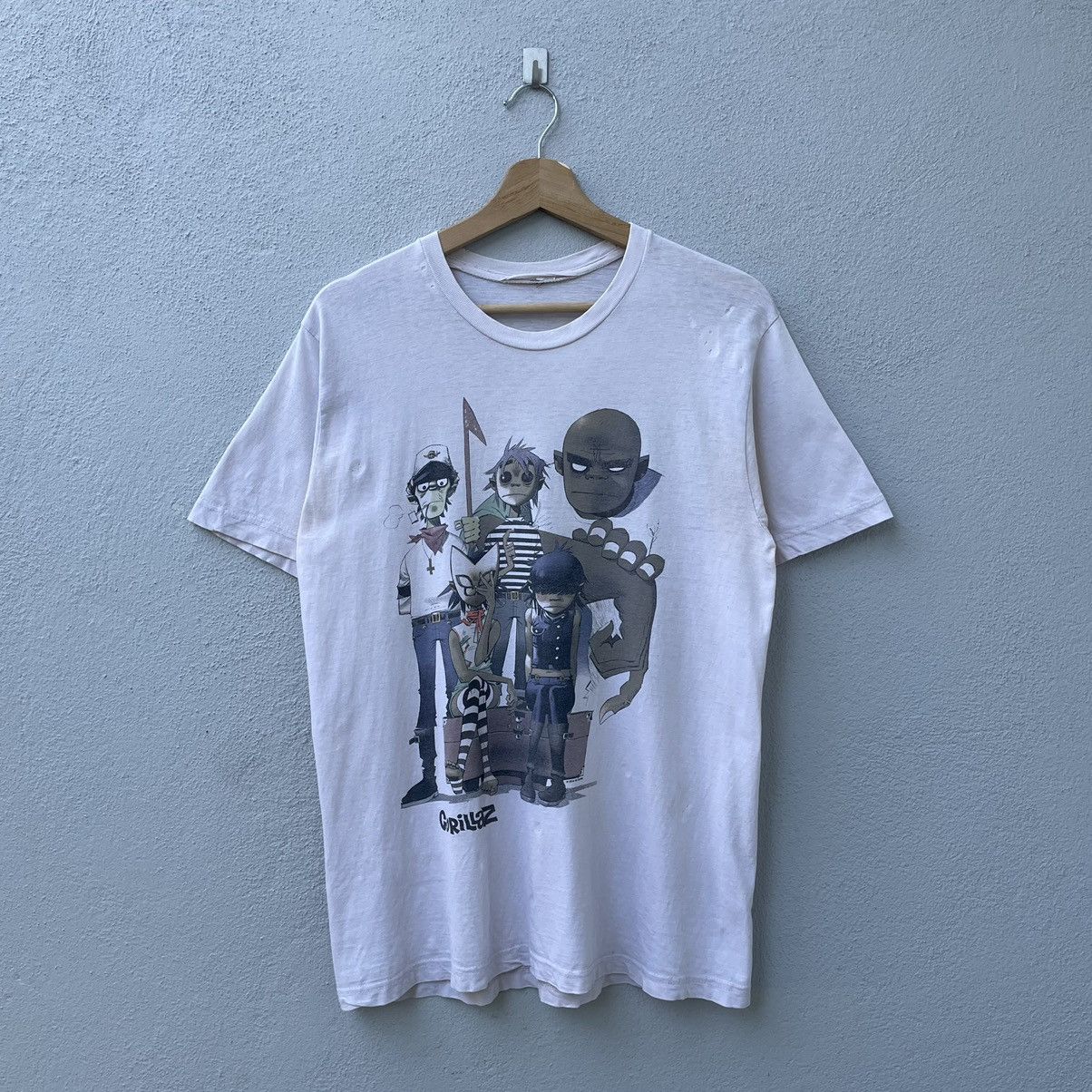 Band Tees Vintage Y2K Gorillaz Band Tee Shirt Size US M / EU 48-50 / 2 - 1 Thumbnail