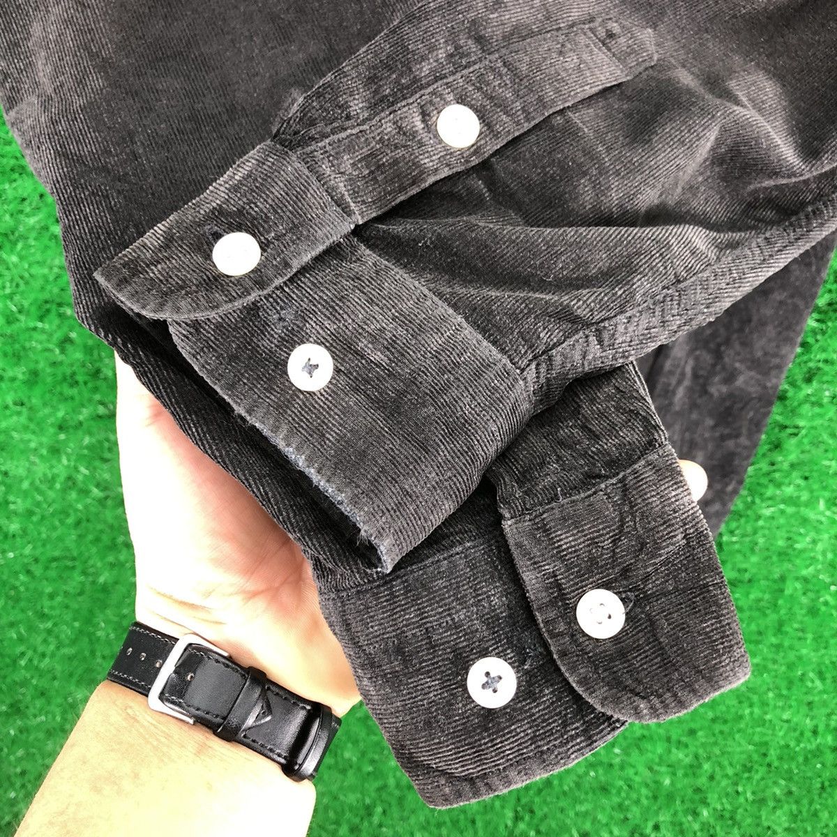 Kansai Yamamoto Vintage Corduroy Dark Brown Shirt by Kansai Jeans Size US M / EU 48-50 / 2 - 11 Thumbnail