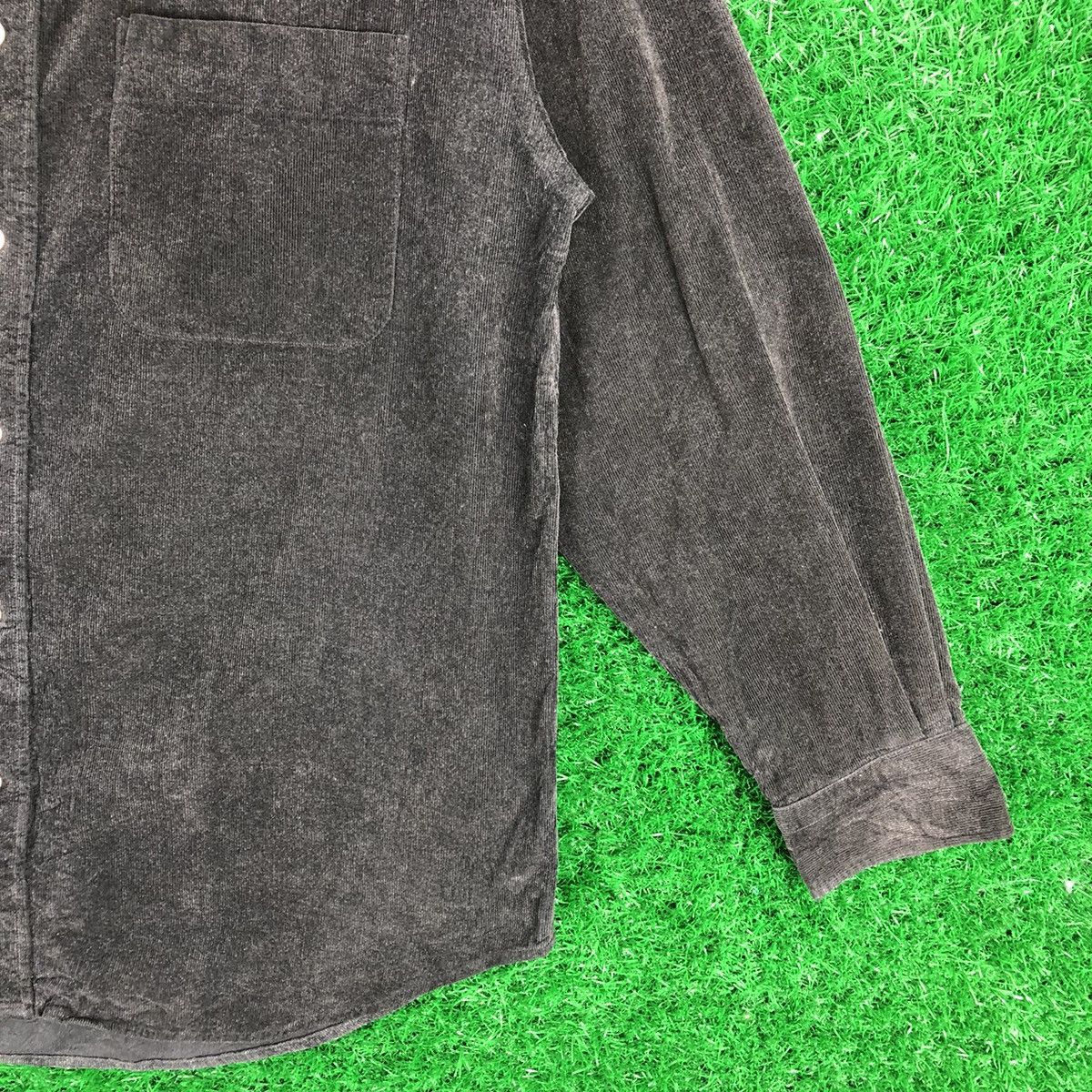 Kansai Yamamoto Vintage Corduroy Dark Brown Shirt by Kansai Jeans Size US M / EU 48-50 / 2 - 3 Thumbnail