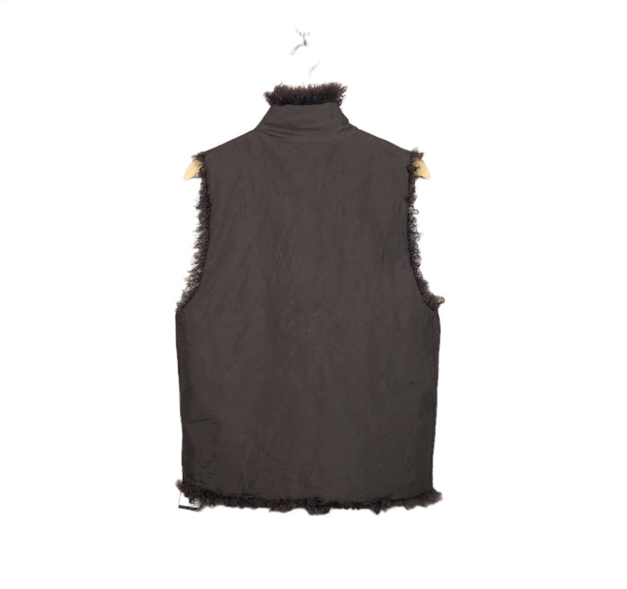 Designer × Japanese Brand Hype Lotail Mohair Brown Reversible Vest Jacket Size US M / EU 48-50 / 2 - 4 Thumbnail
