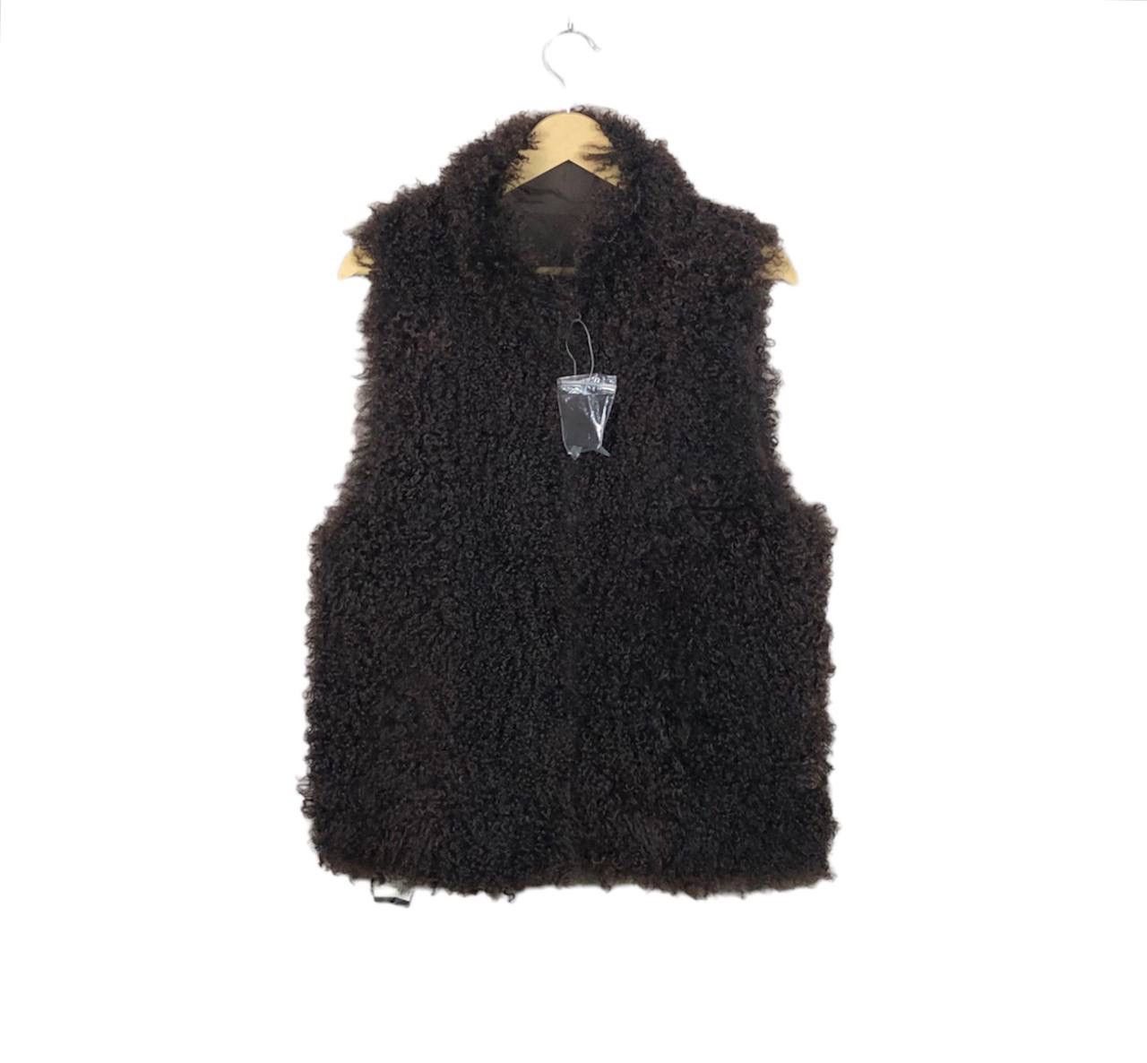 Designer × Japanese Brand Hype Lotail Mohair Brown Reversible Vest Jacket Size US M / EU 48-50 / 2 - 1 Thumbnail