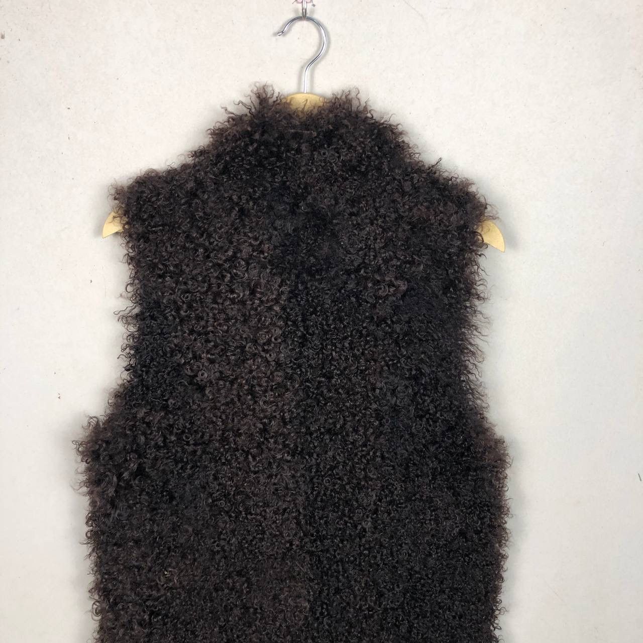 Designer × Japanese Brand Hype Lotail Mohair Brown Reversible Vest Jacket Size US M / EU 48-50 / 2 - 6 Thumbnail