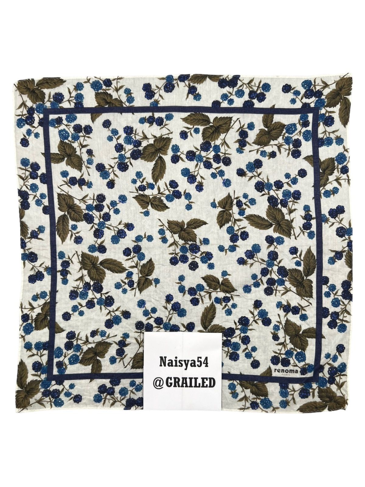 Renoma Renoma Handkerchief Neckerchief Bandana Pocketsquare Size ONE SIZE - 6 Thumbnail