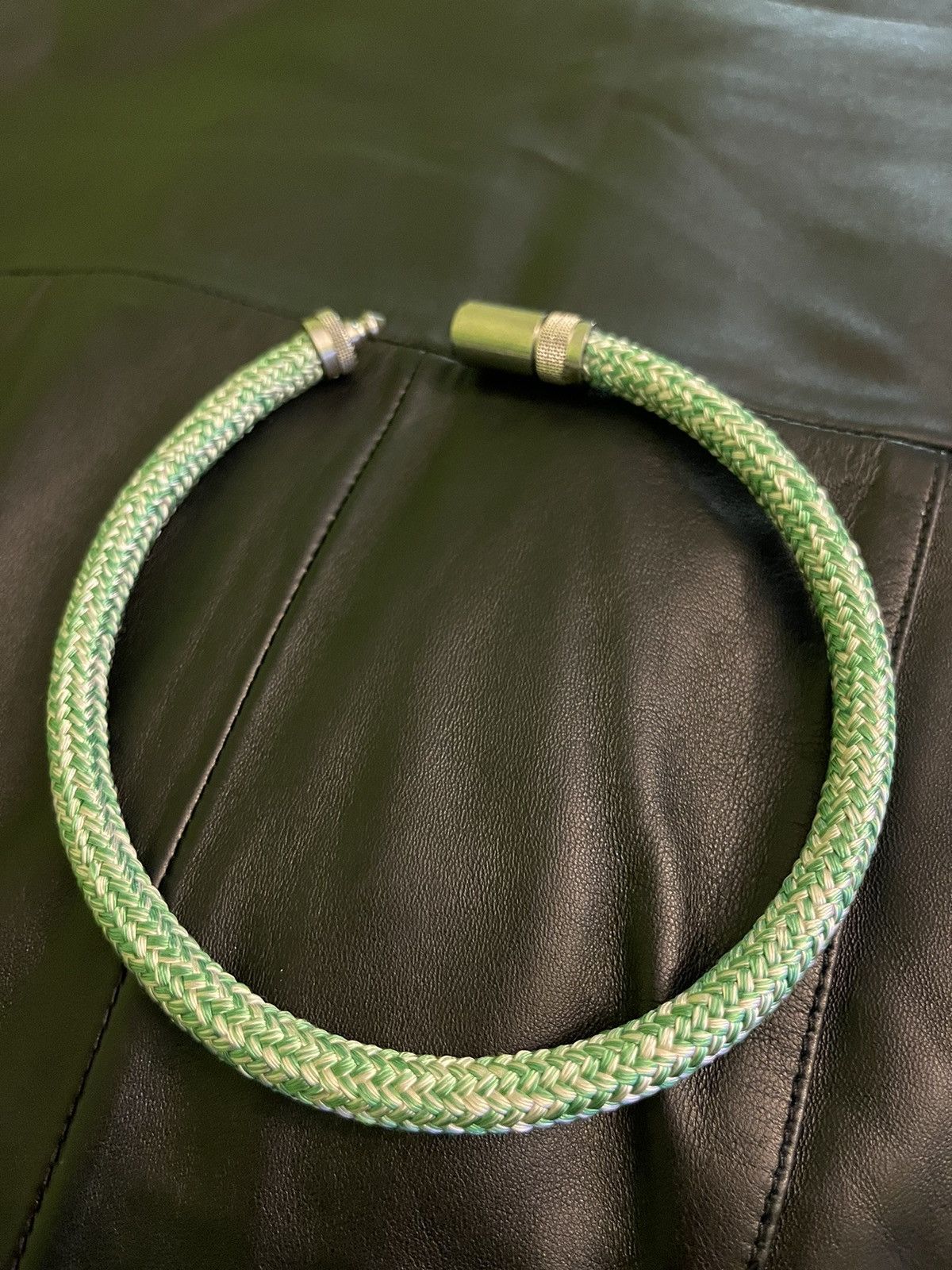 Acne Studios Final Drop NWT Aux Jack Braided Choker Necklace Size ONE SIZE - 3 Thumbnail