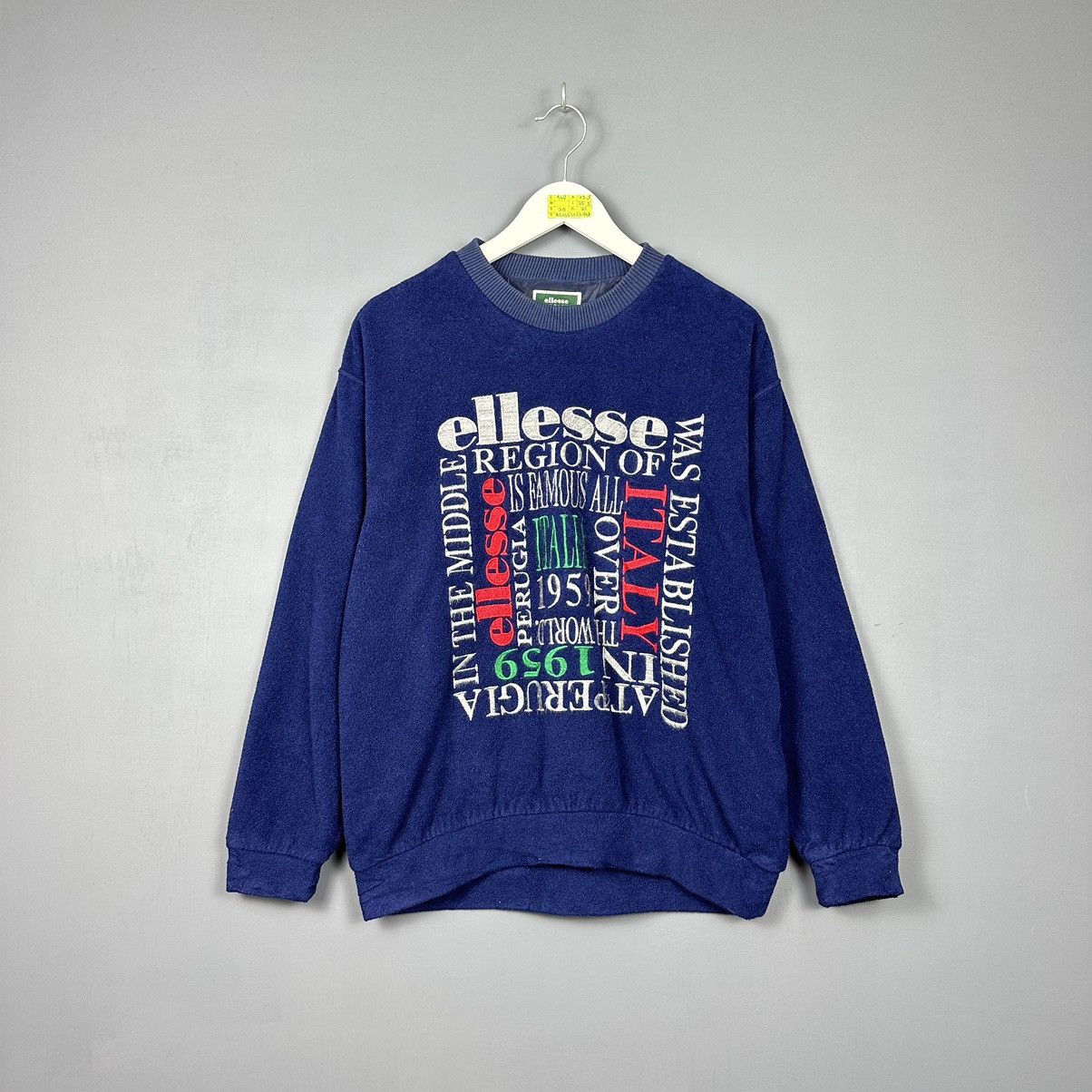 Vintage Ellesse Embroidery Sweatshirt