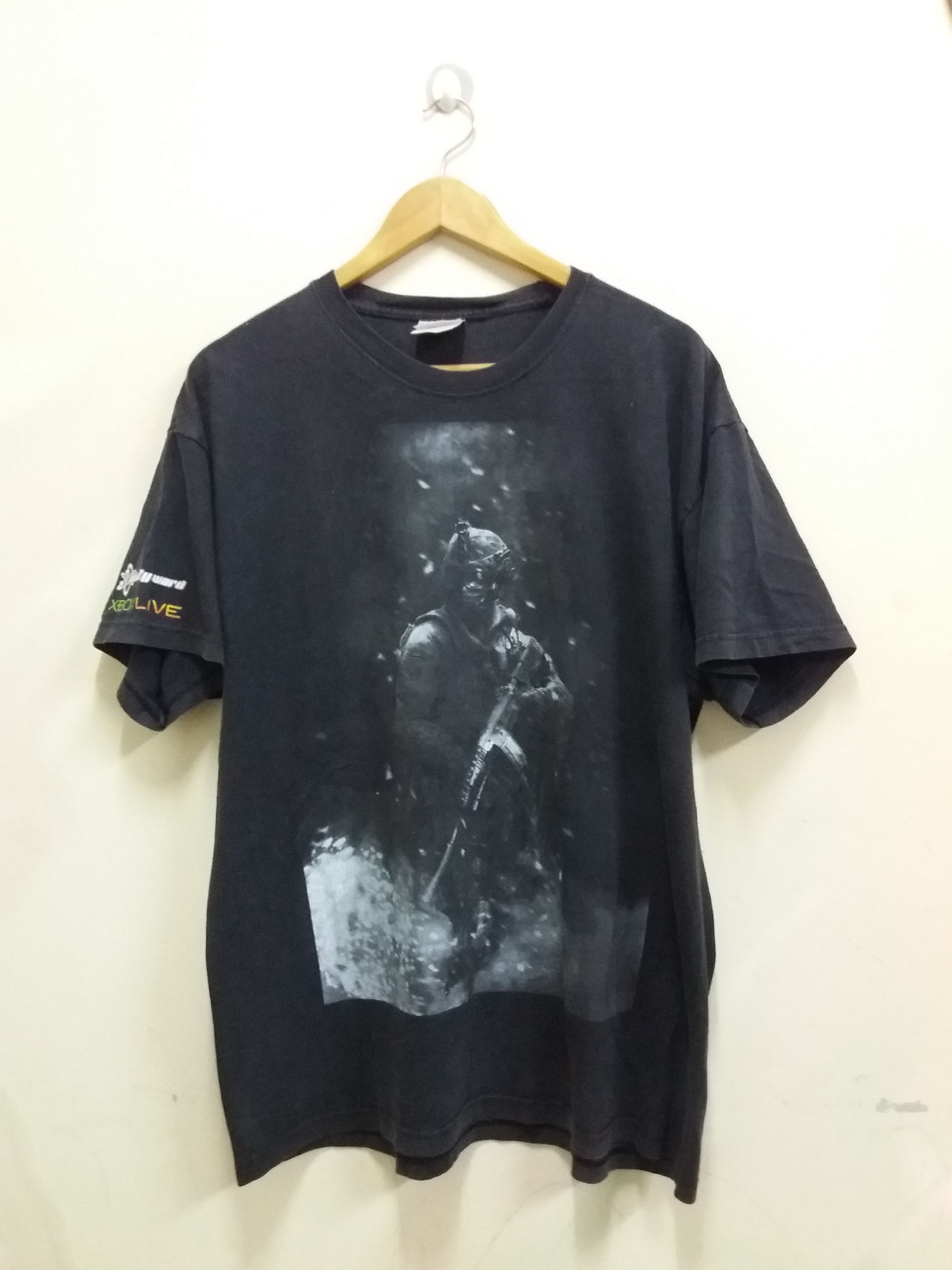 Playstation Call of Duty t-shirt XBOX LIVE by Infinity Ward/Hanes Size US XL / EU 56 / 4 - 1 Thumbnail