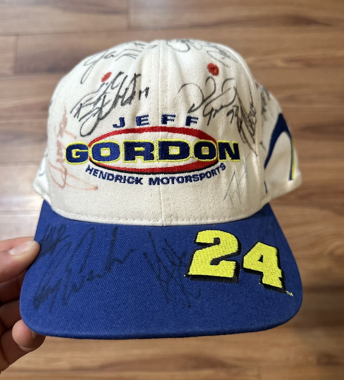 Crazy Rare 90s Jeff Gordon Chase Authentics Autographed Hat