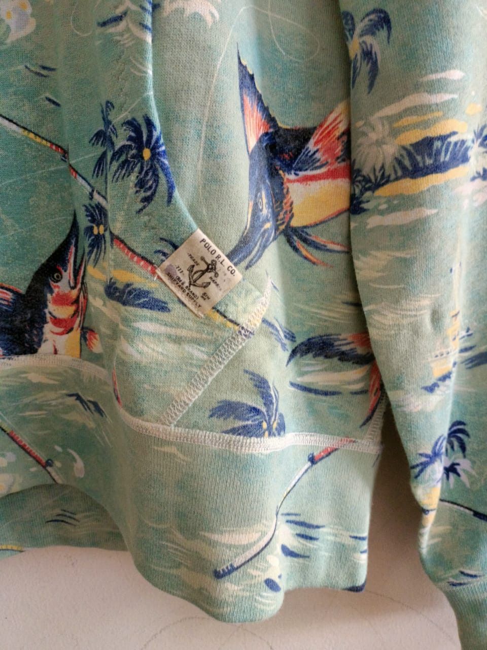 Polo Ralph Lauren Polo Ralph Lauren hoodie hawaiian tropical marlin fishing Size US L / EU 52-54 / 3 - 5 Thumbnail