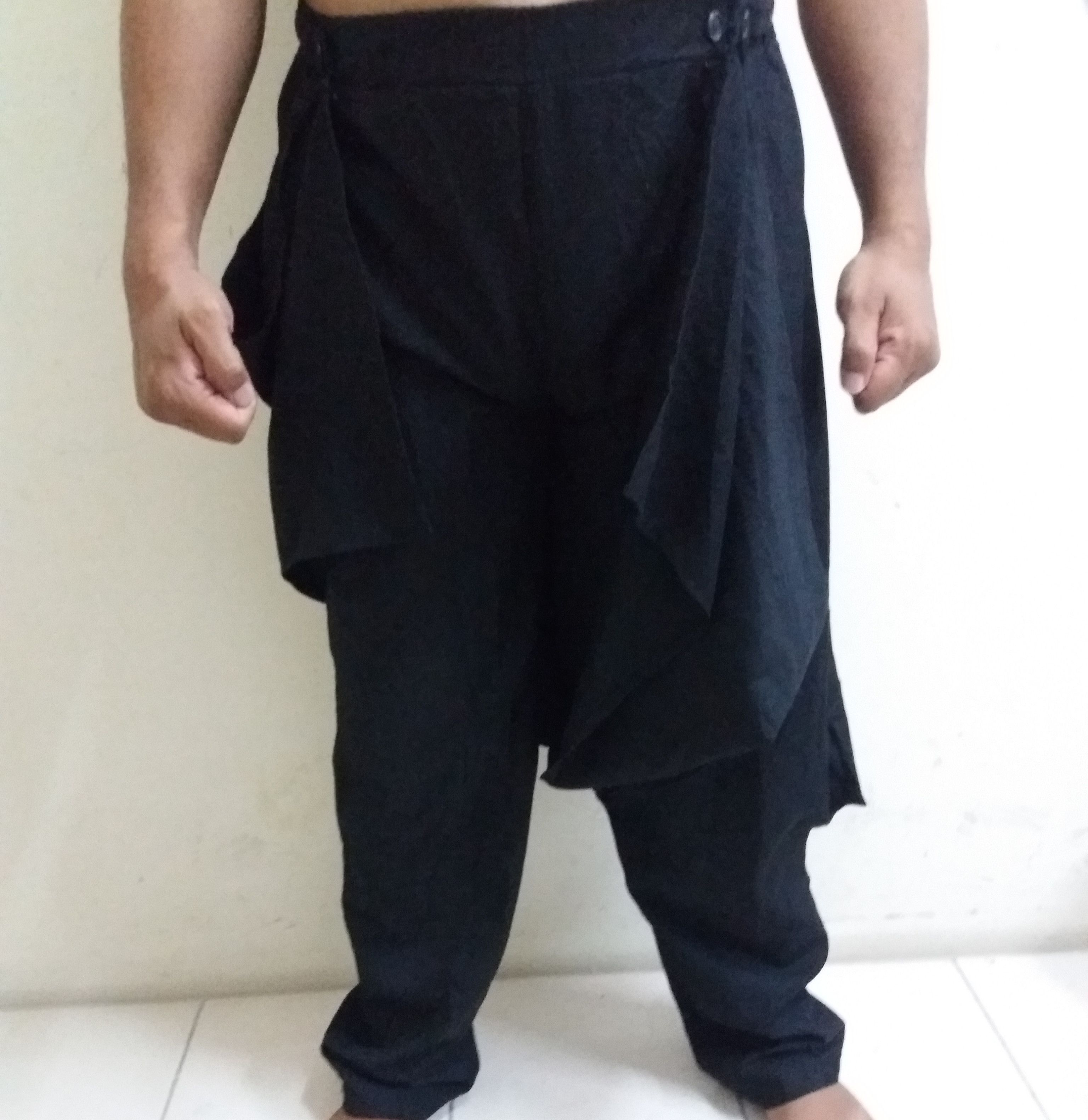 Japanese Brand Rare Acid Jazz Men harem pants nice design waist 33-35 Size US 34 / EU 50 - 5 Thumbnail