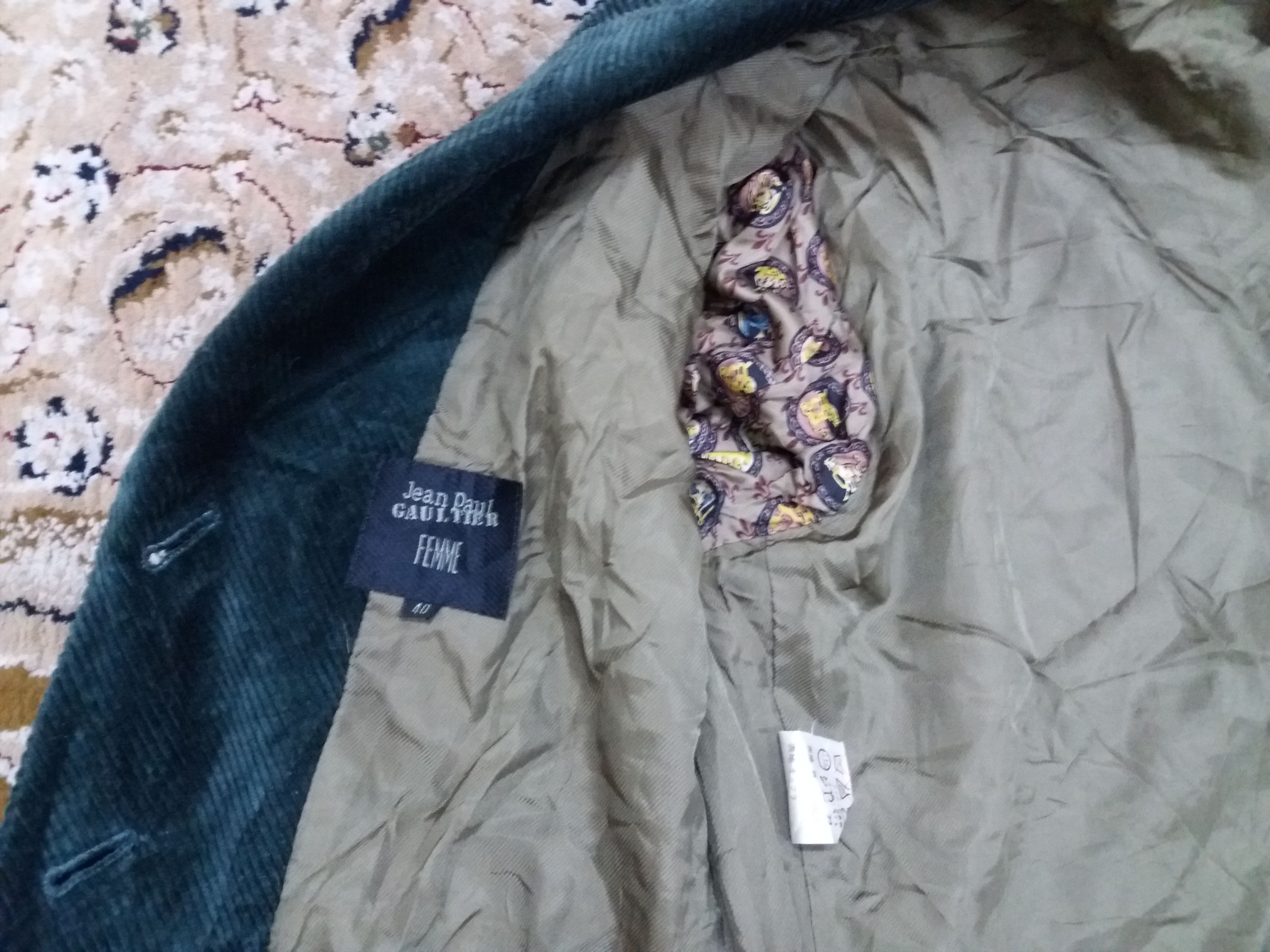 Jean Paul Gaultier Jean paul gaultier femme corduroy coat/ jacket Size 40R - 5 Thumbnail