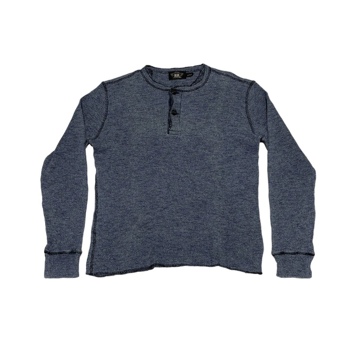 RRL BLACK INDIGO MOTORCYCLE KNIT