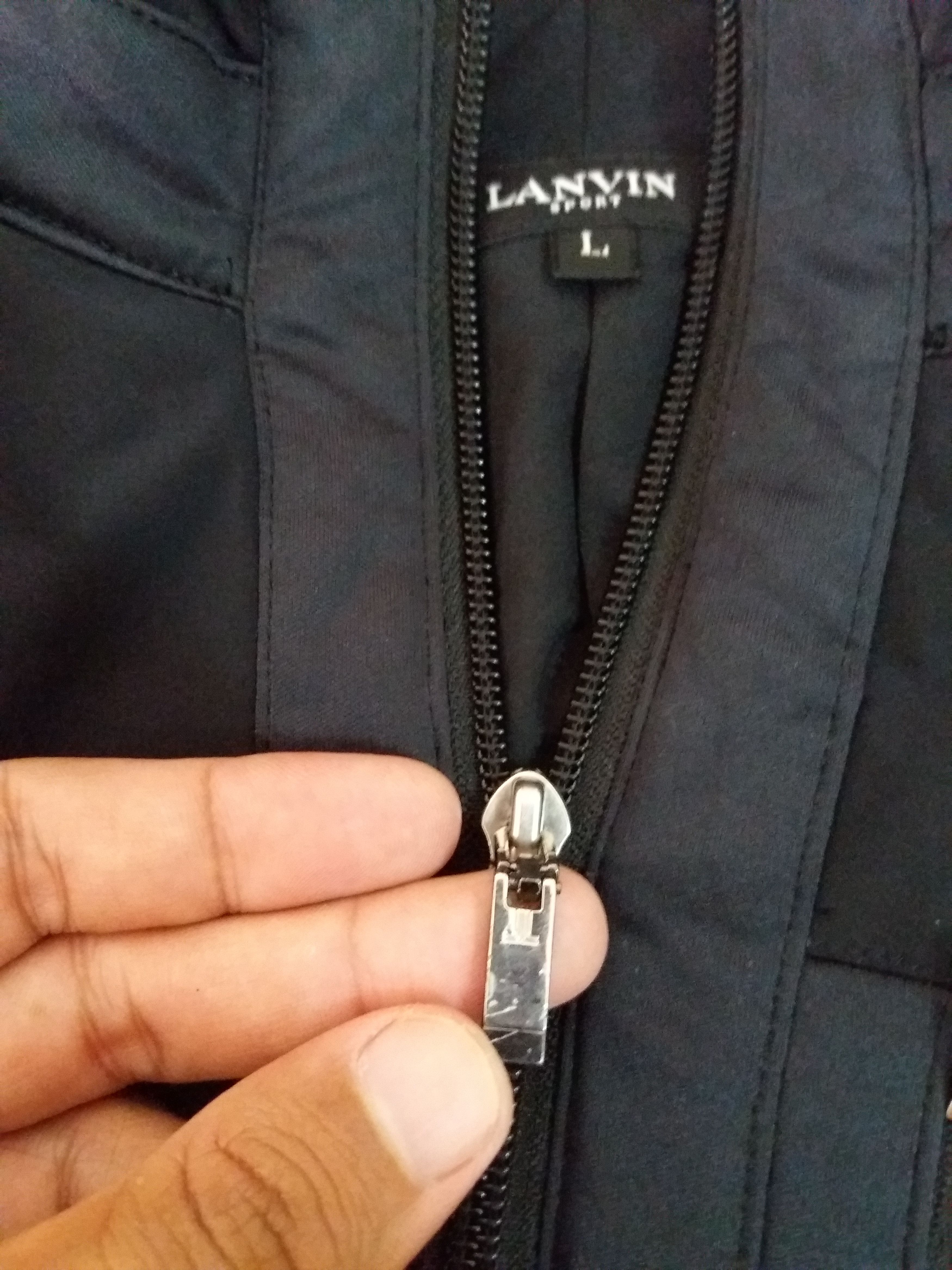 Lanvin Lanvin Sport zipper jacket made in japan /size L Size US L / EU 52-54 / 3 - 5 Thumbnail