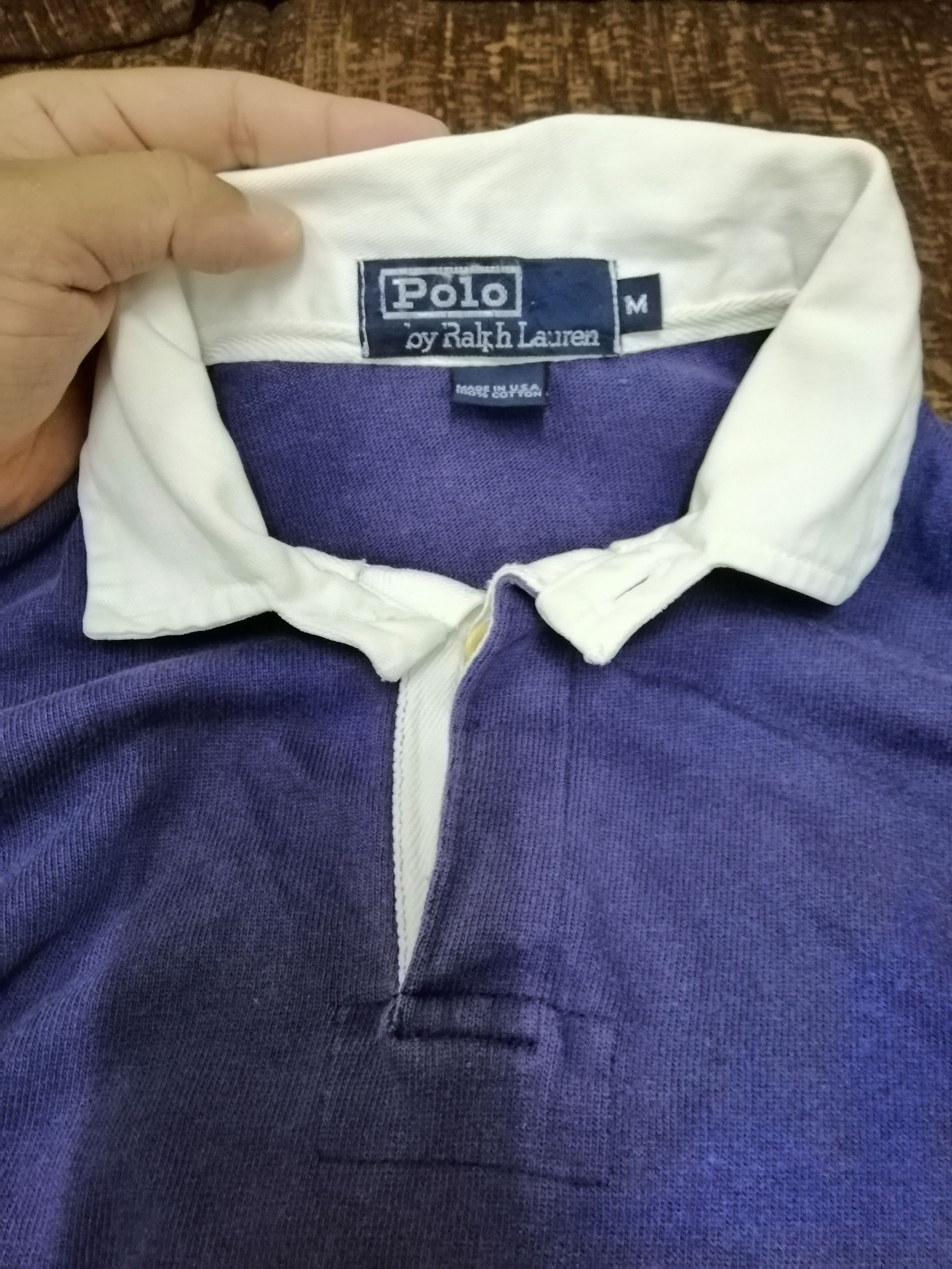 Polo Ralph Lauren Vintage polo ralph lauren cross flag rugby shirt Size US L / EU 52-54 / 3 - 5 Thumbnail