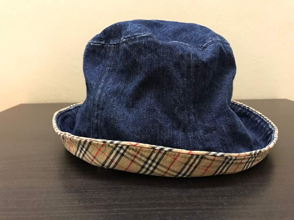 Burberry Burberry blue label hat denime design Size ONE SIZE - 1 Thumbnail