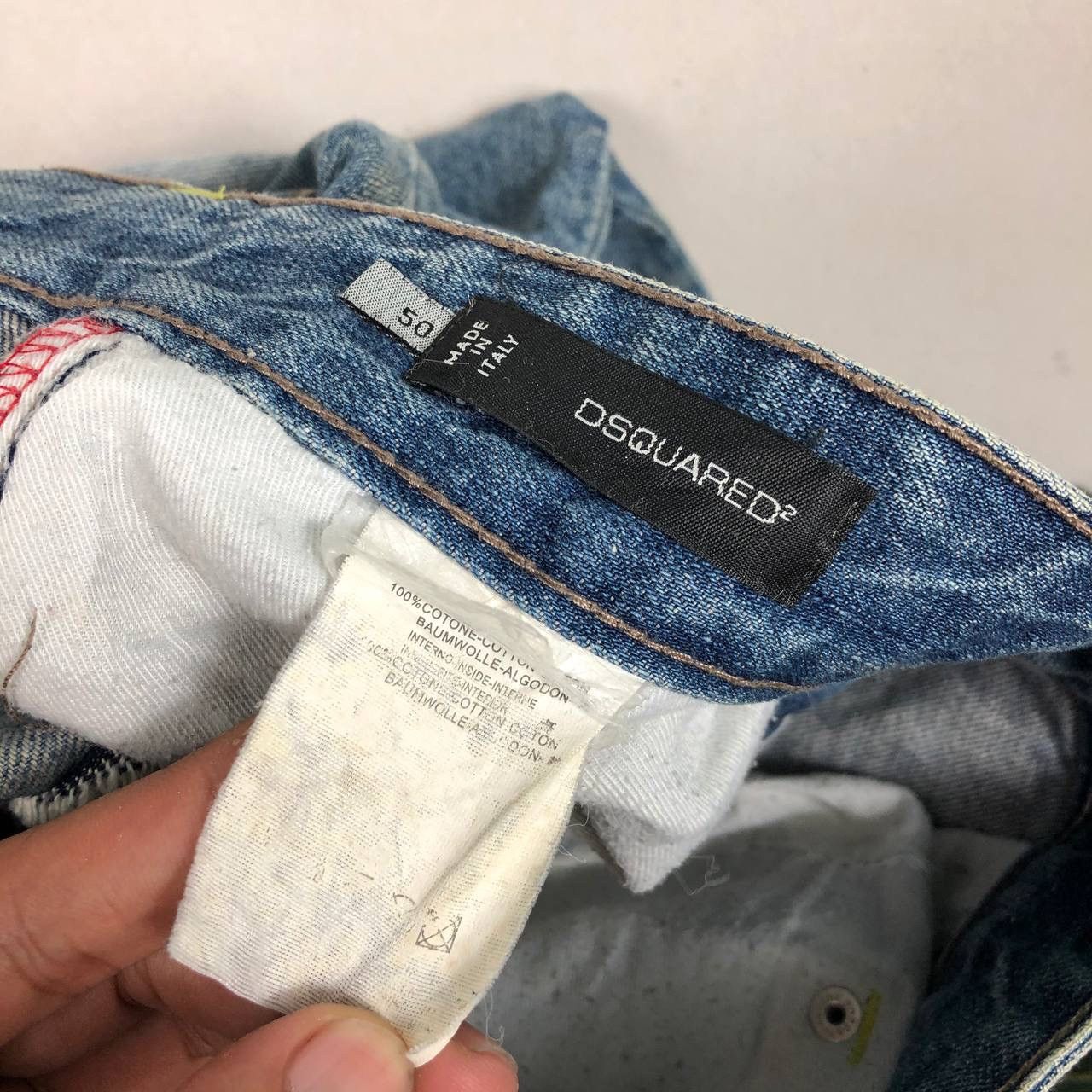 Dsquared2 Dsquared2 Distressed Denim Punk Style Jeans Size US 32 / EU 48 - 10 Thumbnail