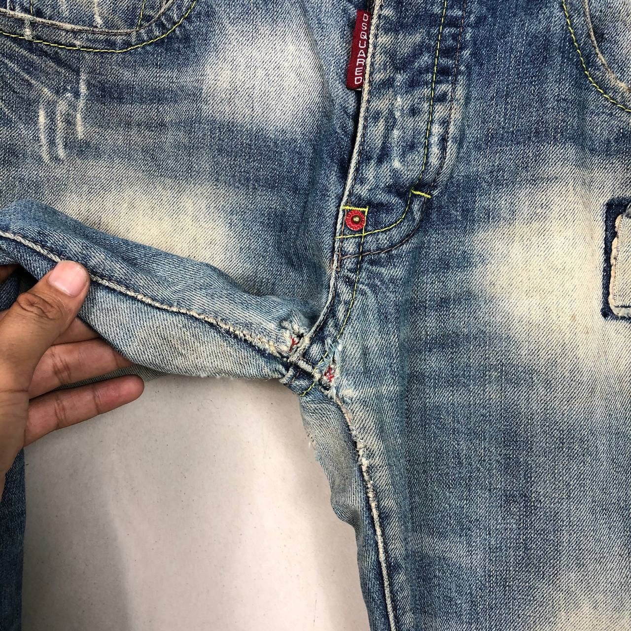 Dsquared2 Dsquared2 Distressed Denim Punk Style Jeans Size US 32 / EU 48 - 6 Thumbnail
