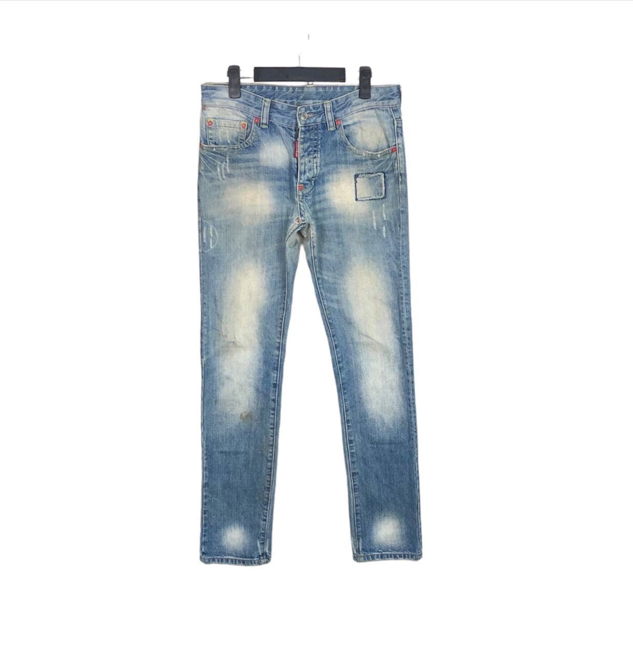 Dsquared2 Dsquared2 Distressed Denim Punk Style Jeans Size US 32 / EU 48 - 1 Thumbnail