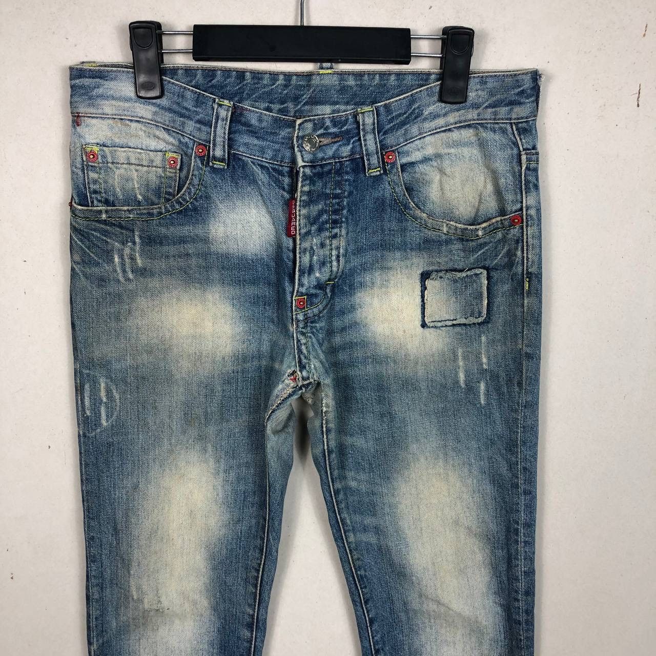 Dsquared2 Dsquared2 Distressed Denim Punk Style Jeans Size US 32 / EU 48 - 4 Thumbnail