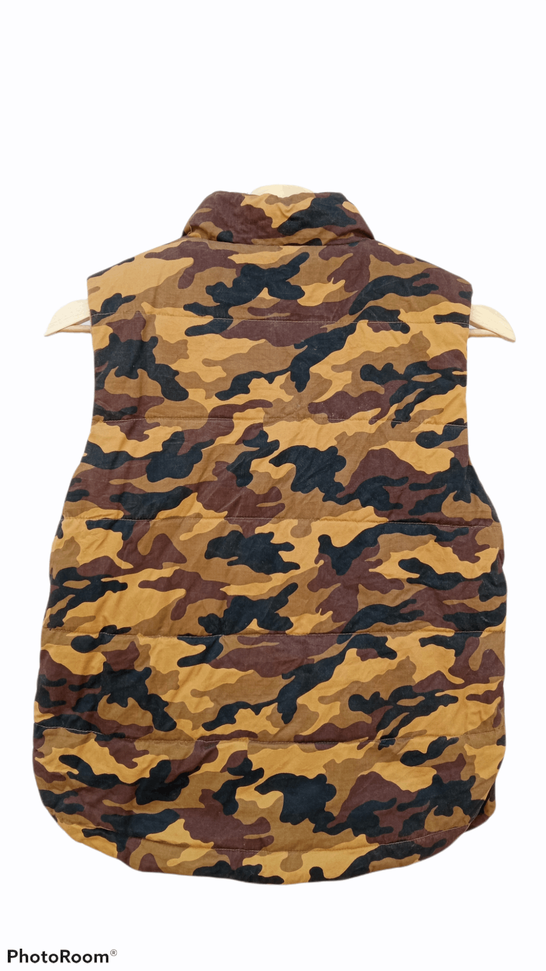 Abercrombie & Fitch × Japanese Brand × Vintage 🔥🔥A&F Abercrombie & Fitch Camo Sweater Vest Jacket Size US S / EU 44-46 / 1 - 16 Thumbnail